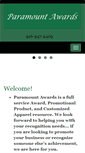 Mobile Screenshot of paramountawards.com